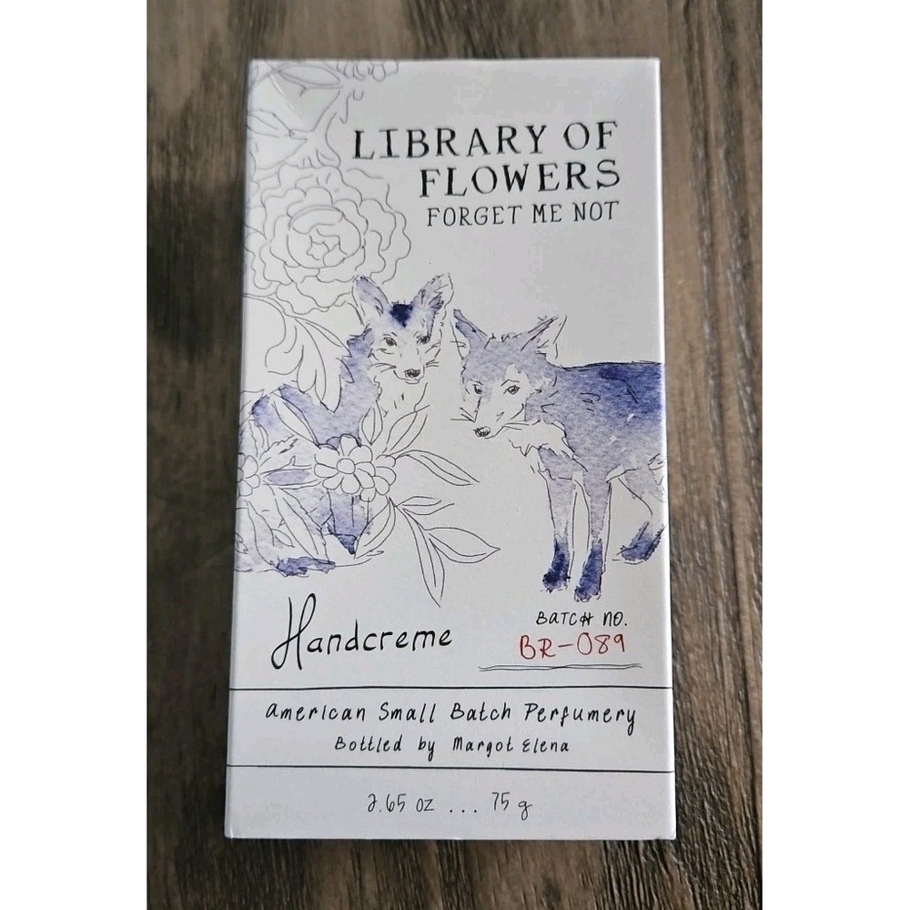 Library of Flowers Forget Me Not Handcreme by Margot Elena 2.65oz